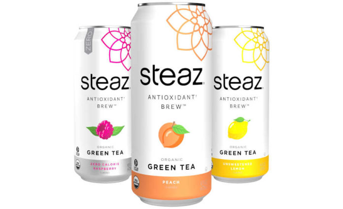 Steaz Iced Tea cans